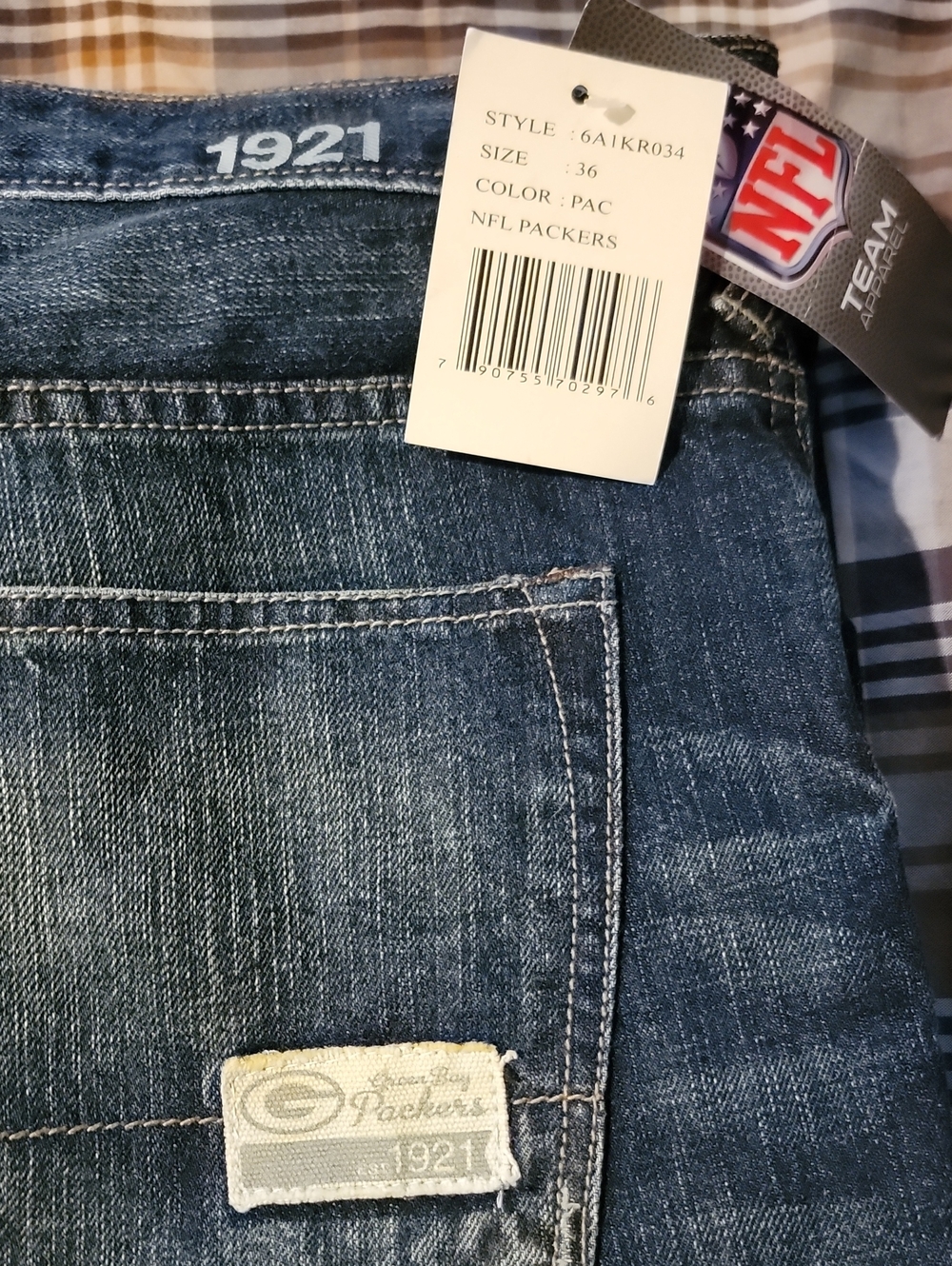 NFL Green Bay Packers Blue Denim Women’s Boot Cut Jeans